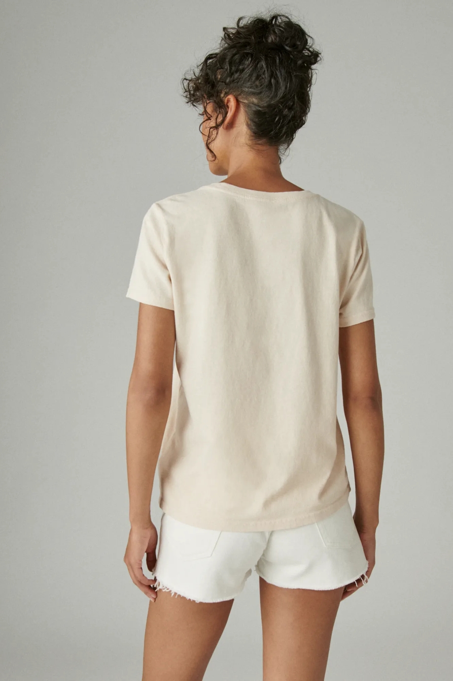CODIGO 1530 X LUCKY BRAND CIRCLE CLASSIC CREW TEE, image 3