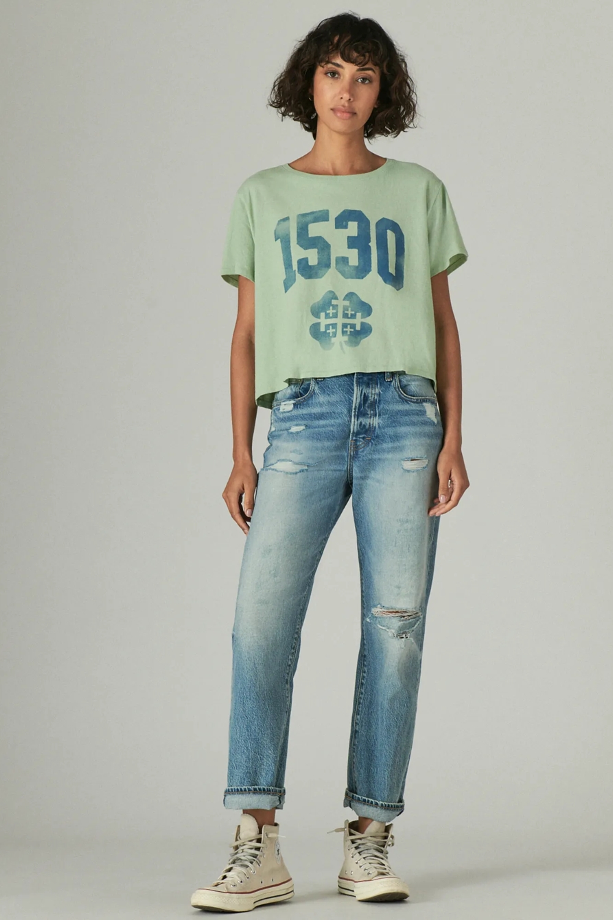 CODIGO 1530 X LUCKY BRAND CROP TEE, image 2