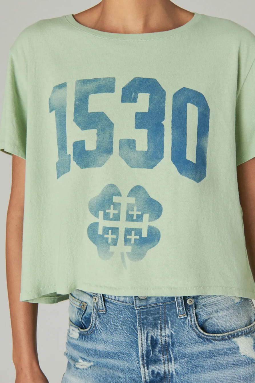 CODIGO 1530 X LUCKY BRAND CROP TEE, image 5