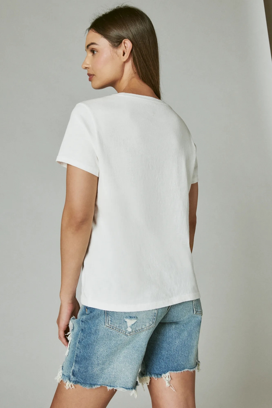 CODIGO 1530 X LUCKY BRAND PALMS PHOTO CLASSIC CREW TEE, image 5