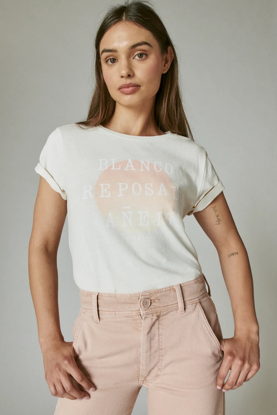 CODIGO 1530 X LUCKY BRAND SUN CLASSIC CREW TEE, image 1
