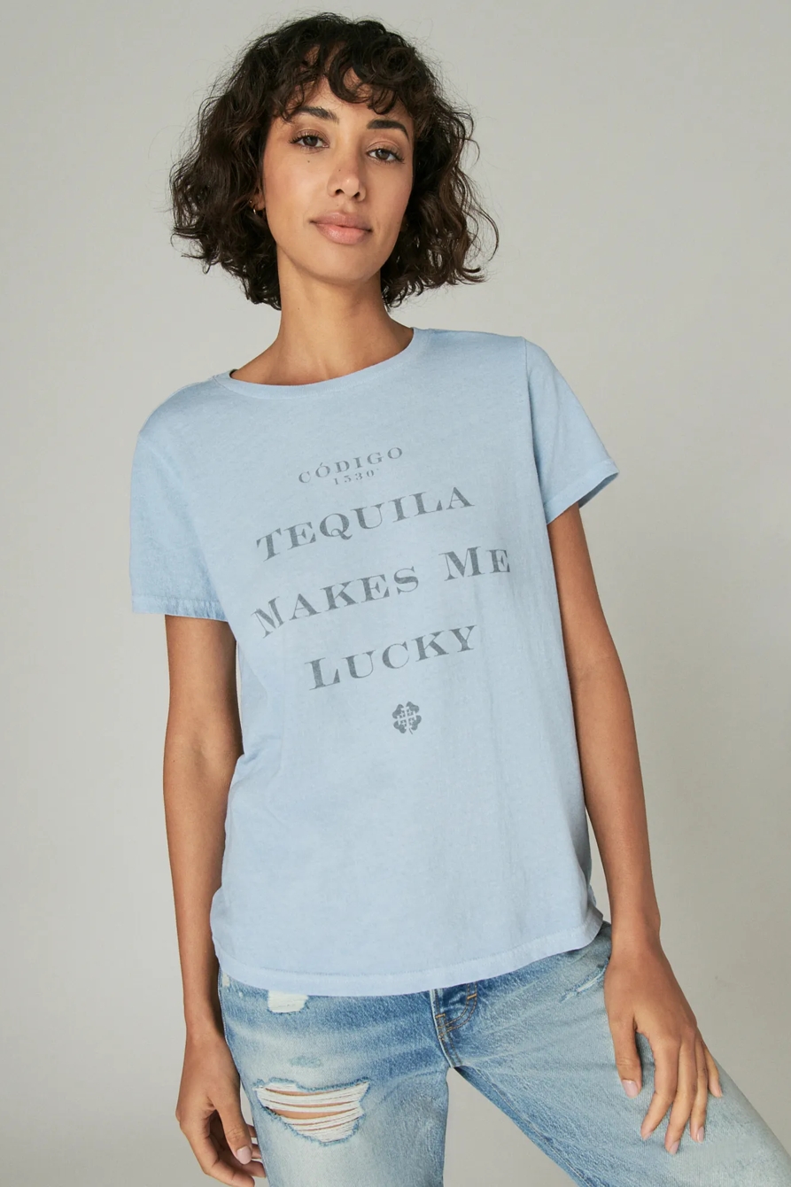 CODIGO 1530 X LUCKY BRAND TEQUILA CLASSIC CREW TEE, image 1
