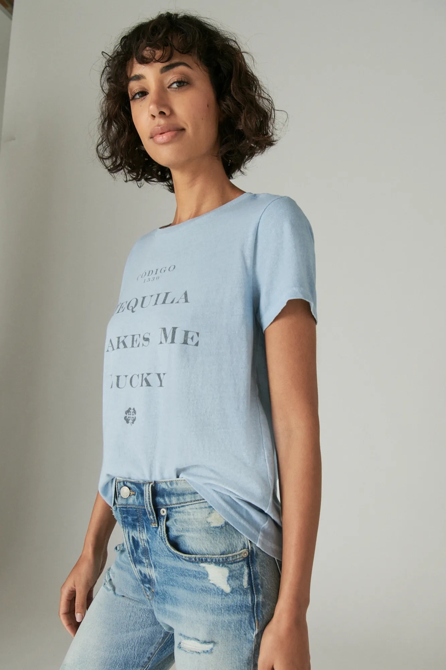 CODIGO 1530 X LUCKY BRAND TEQUILA CLASSIC CREW TEE, image 3