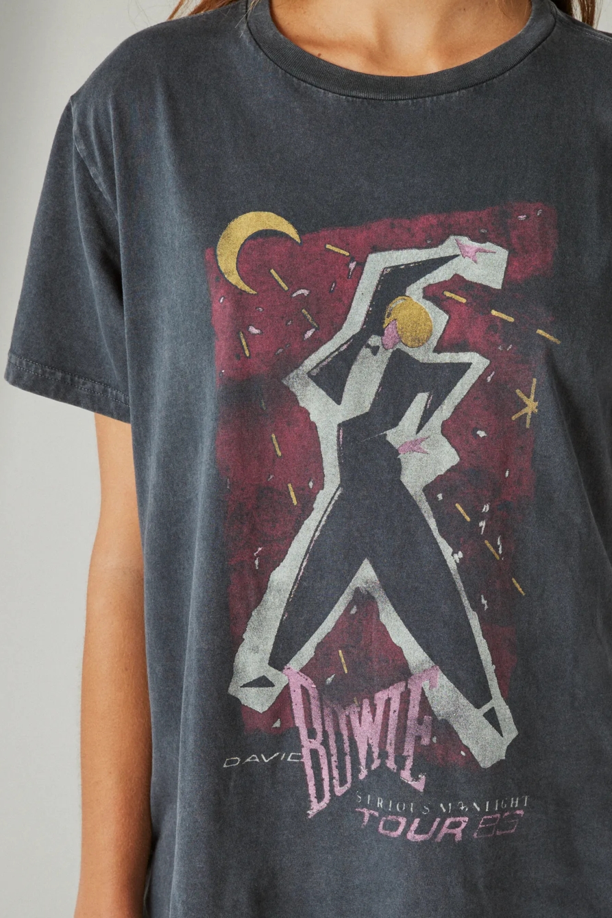 DAVID BOWIE SERIOUS MOONLIGHT BOYFRIEND TEE, image 3
