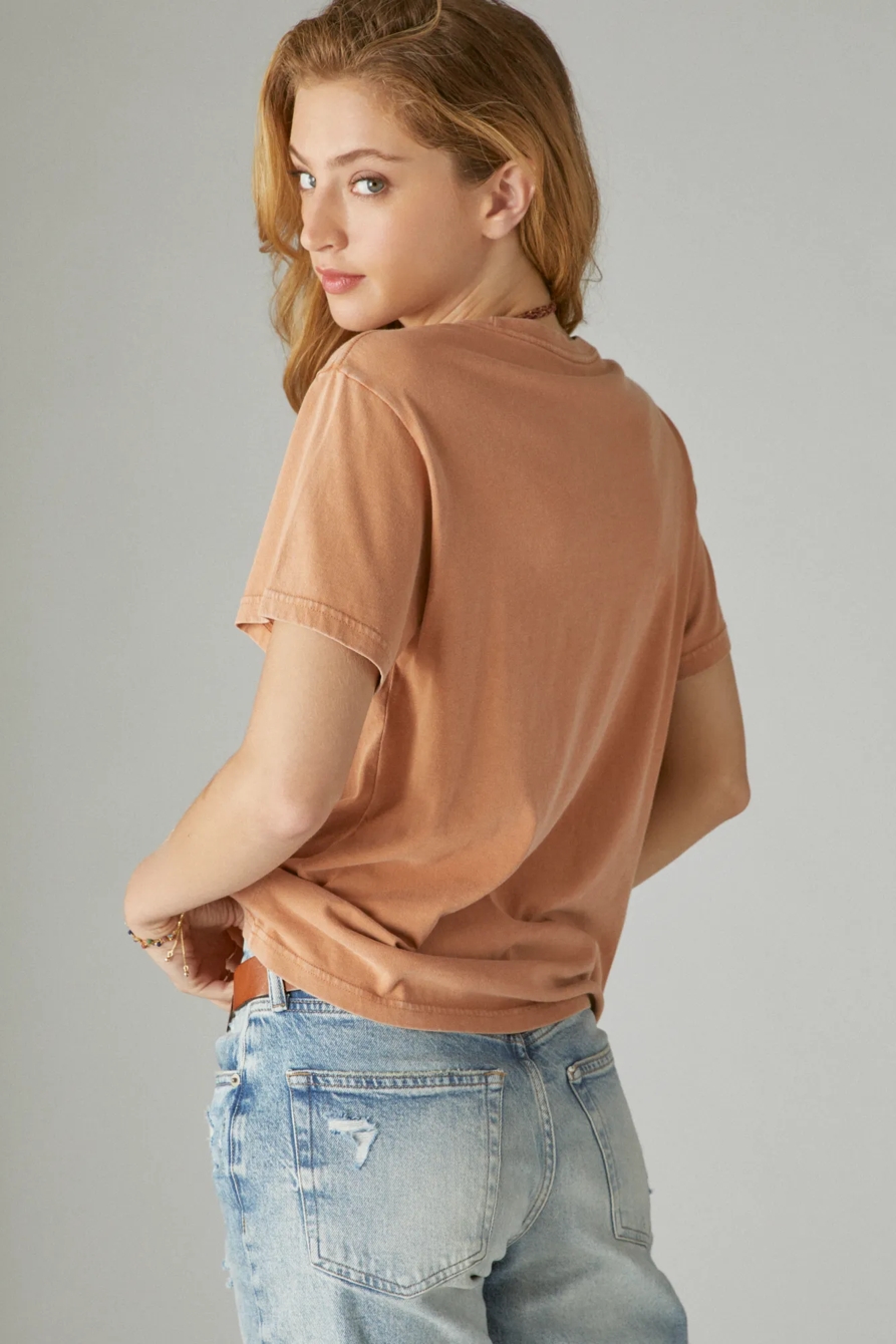 WOODSTOCK POSTER BOYFRIEND TEE, image 2