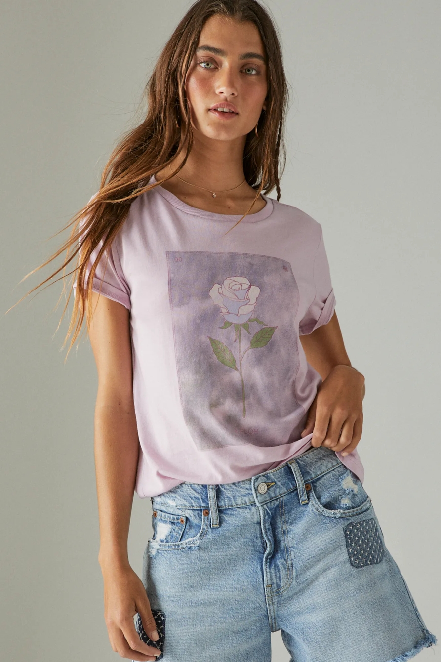 LA FLOR CLASSIC CREW TEE, image 2