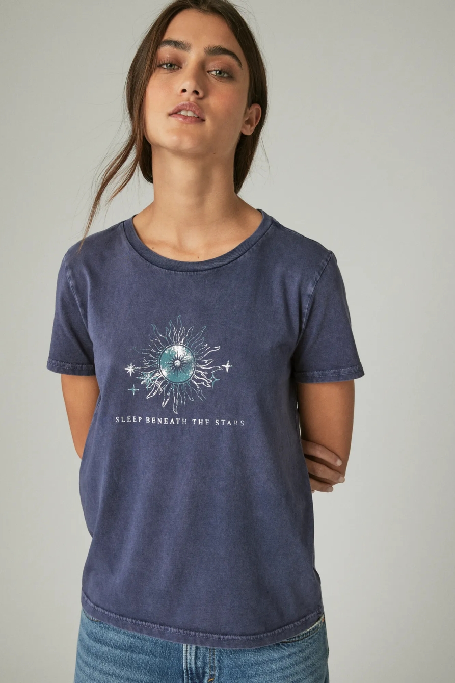 BENEATH STARS CLASSIC CREW TEE, image 2