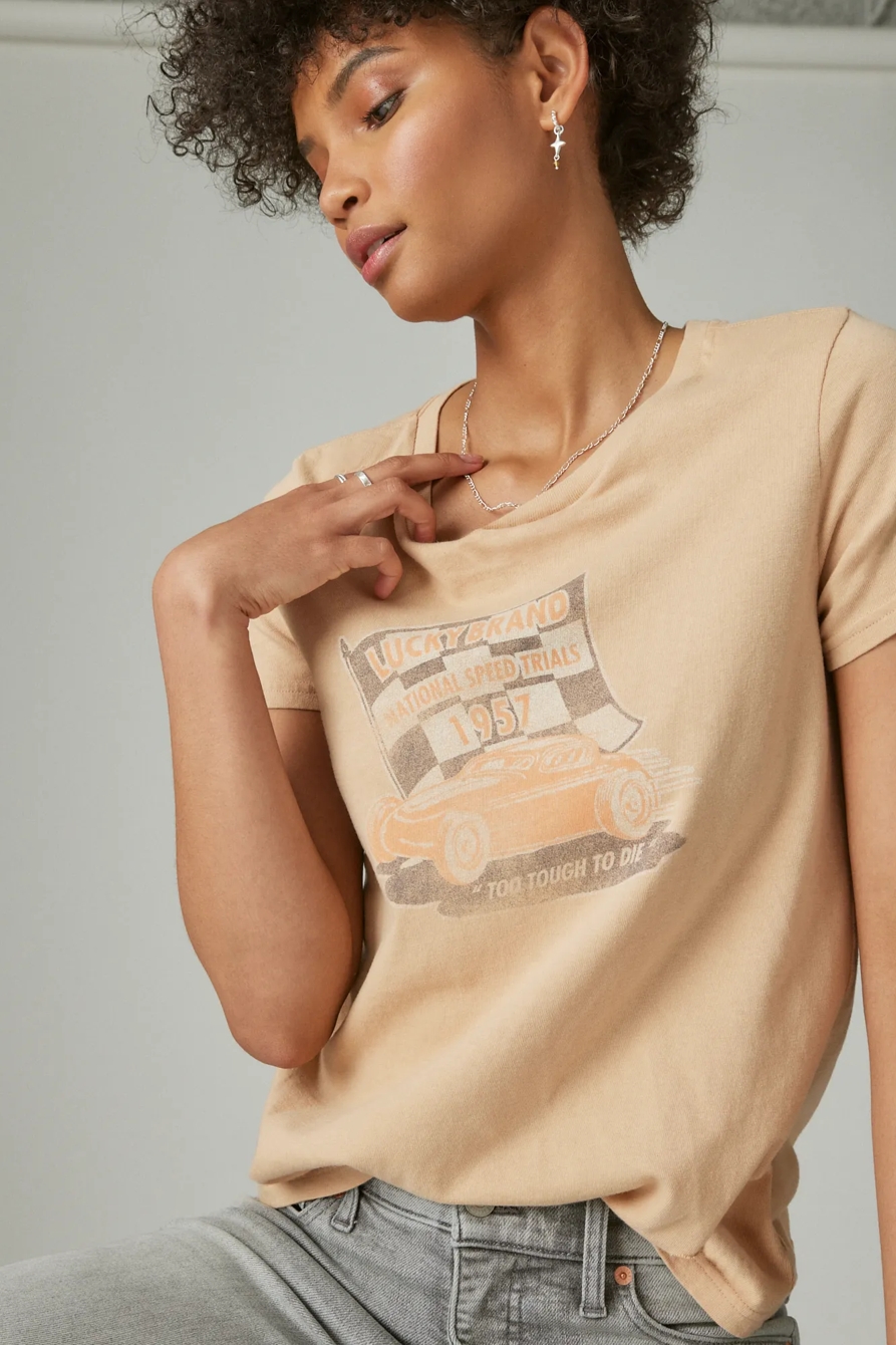 LUCKY SPEED TRIALS CLASSIC CREW TEE, image 2