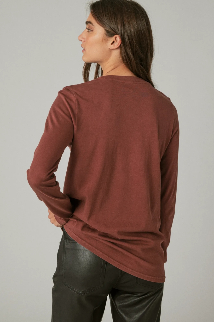 TAPESTRY FLORAL LONG SLEEVE TEE, image 3