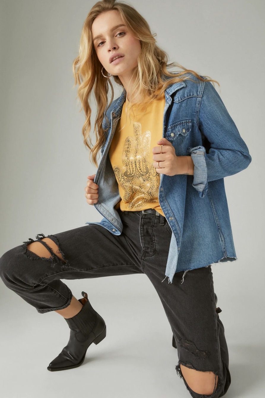 HAMSA BOYFRIEND TEE, image 2