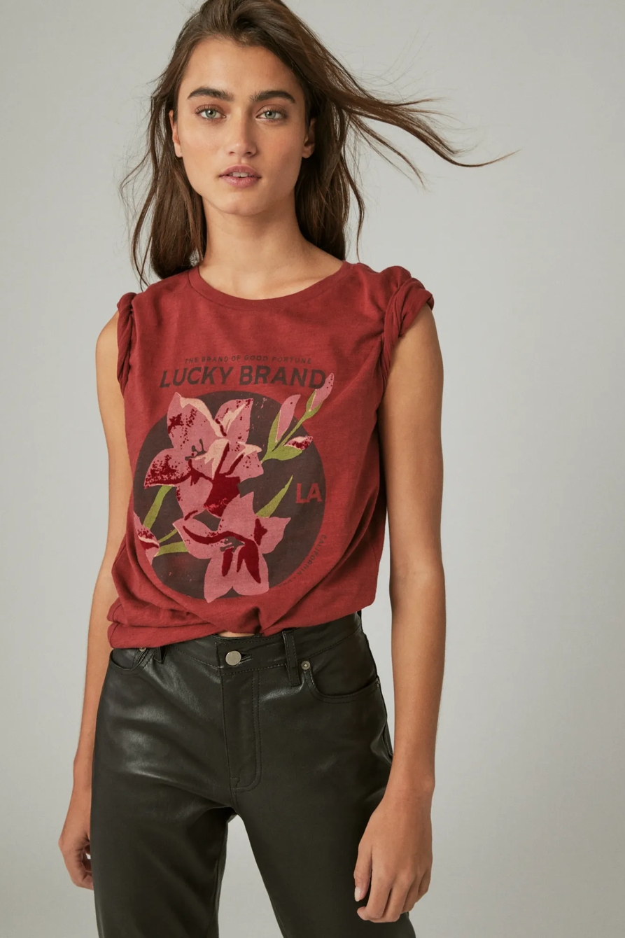 LUCKY BLOOM CLASSIC CREW TEE, image 1