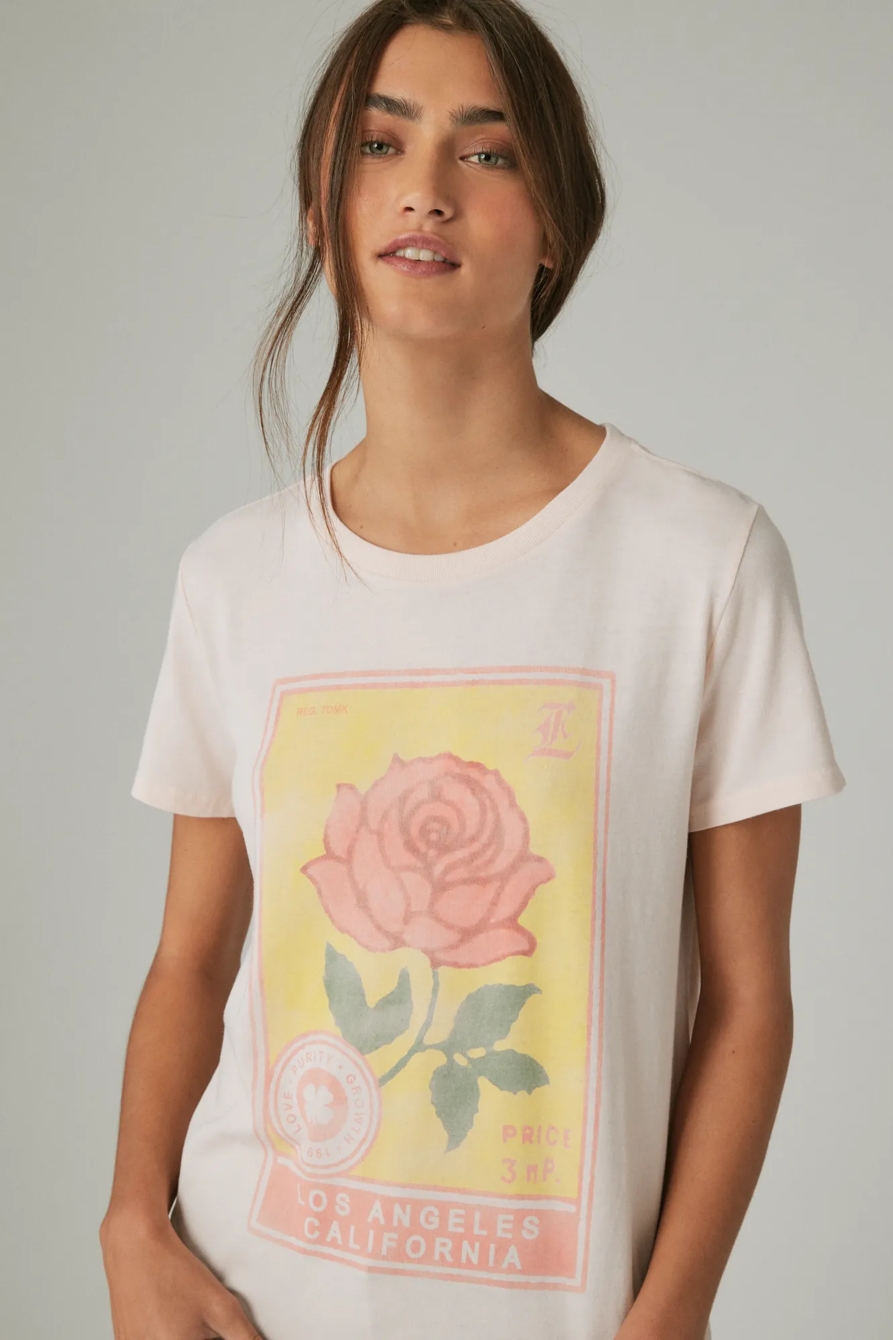 ROSE MATCHBOX CLASSIC CREW TEE, image 2