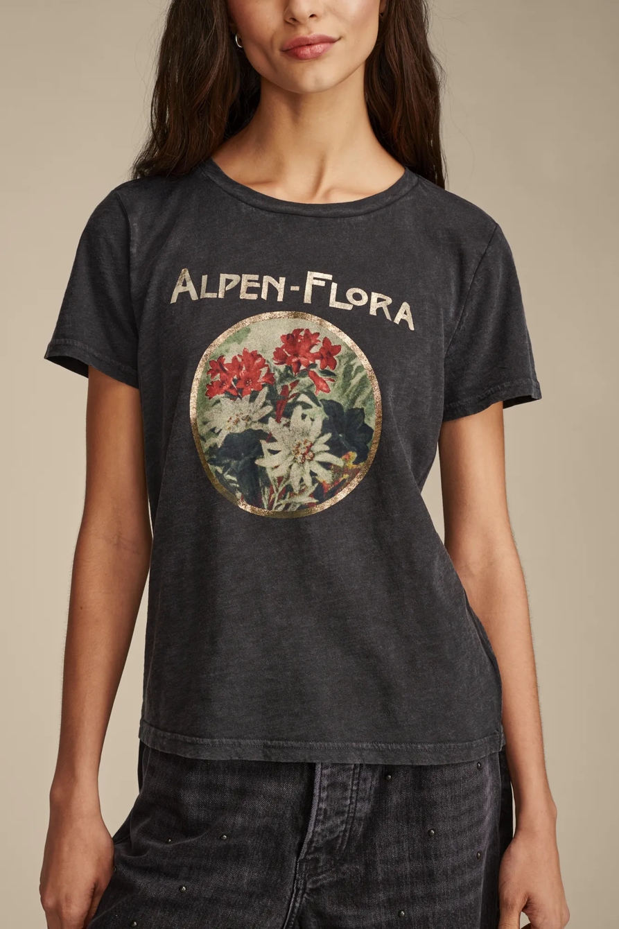 ALPEN FLORA CLASSIC CREW TEE, image 2