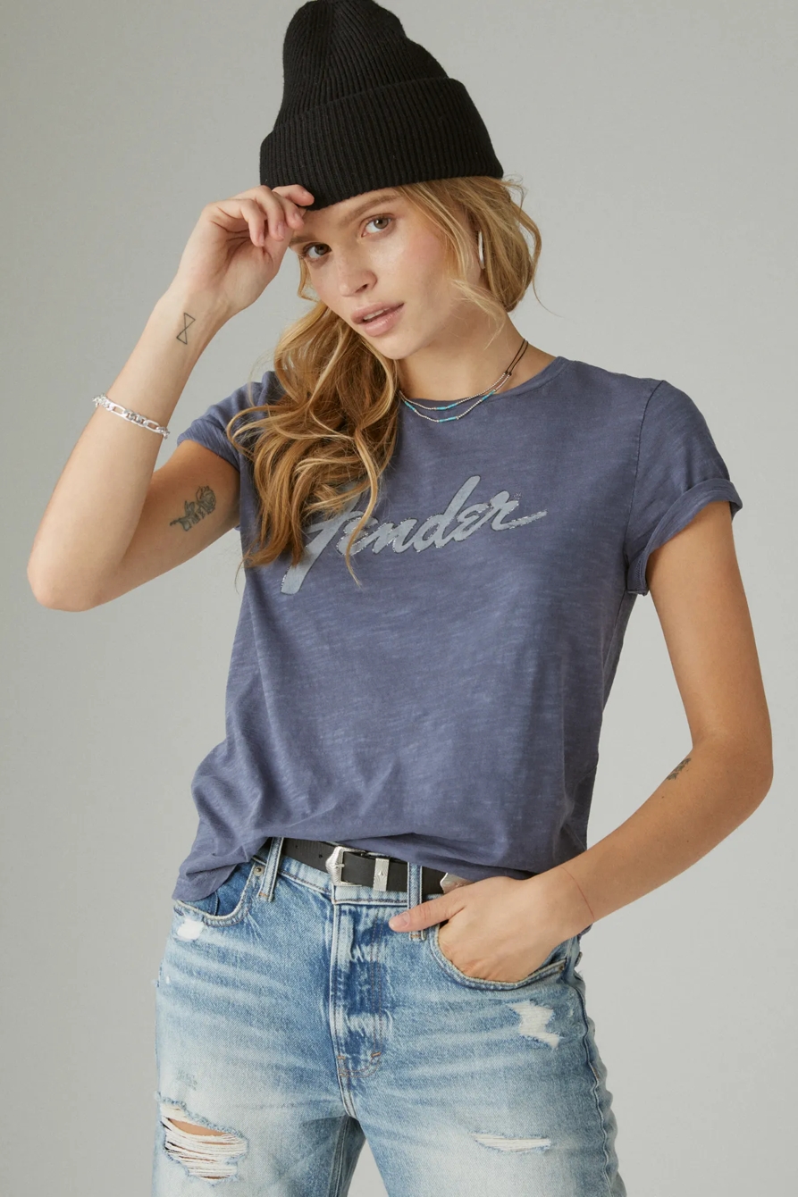 FENDER FOIL CLASSIC CREW TEE, image 4