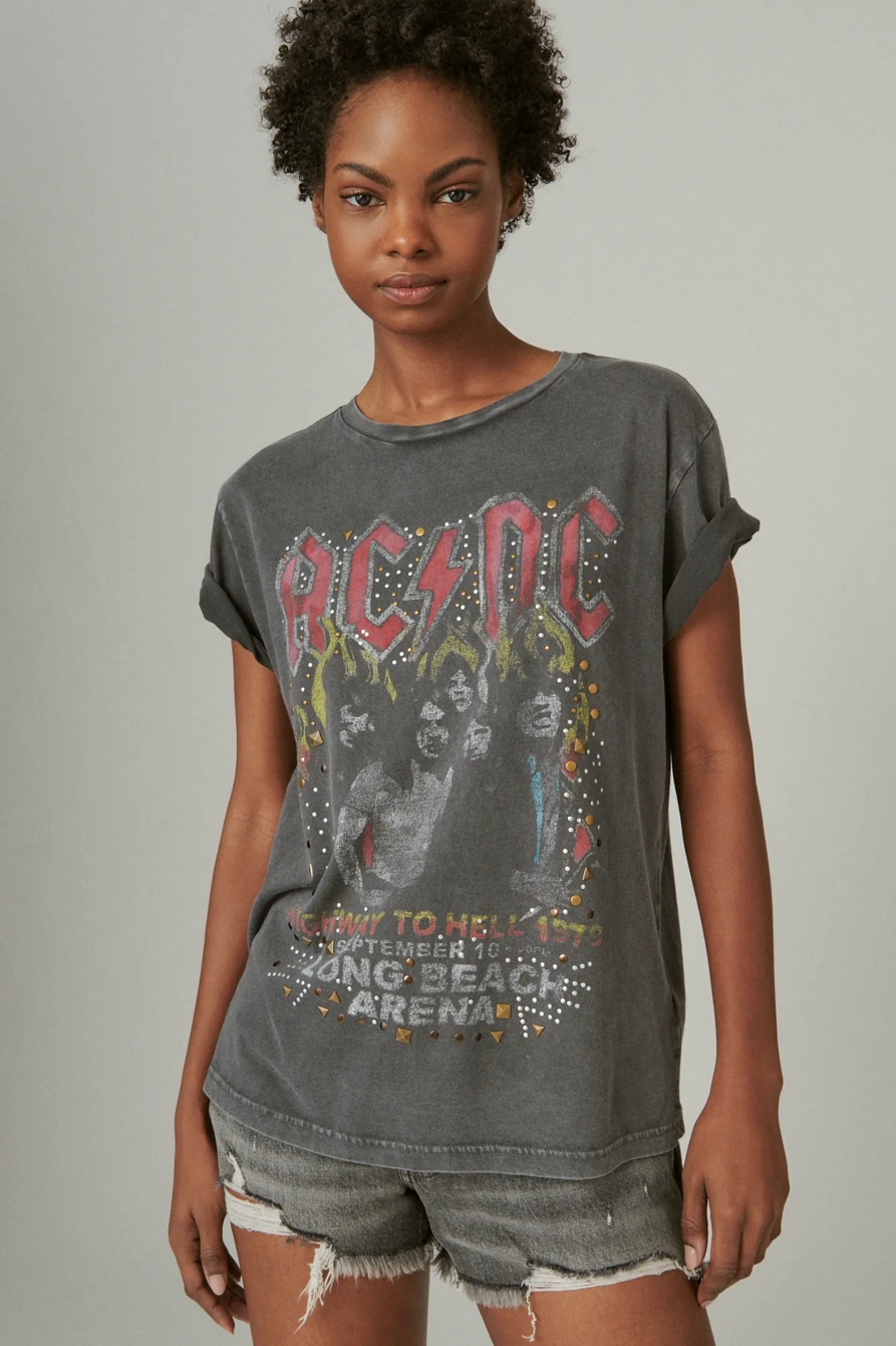 ACDC ICONIC BOYFRIEND TEE, image 2