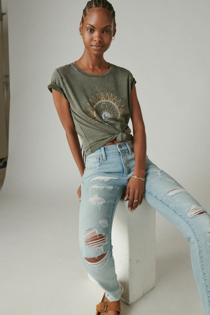 MANDALA ROCK CREW TEE, image 2