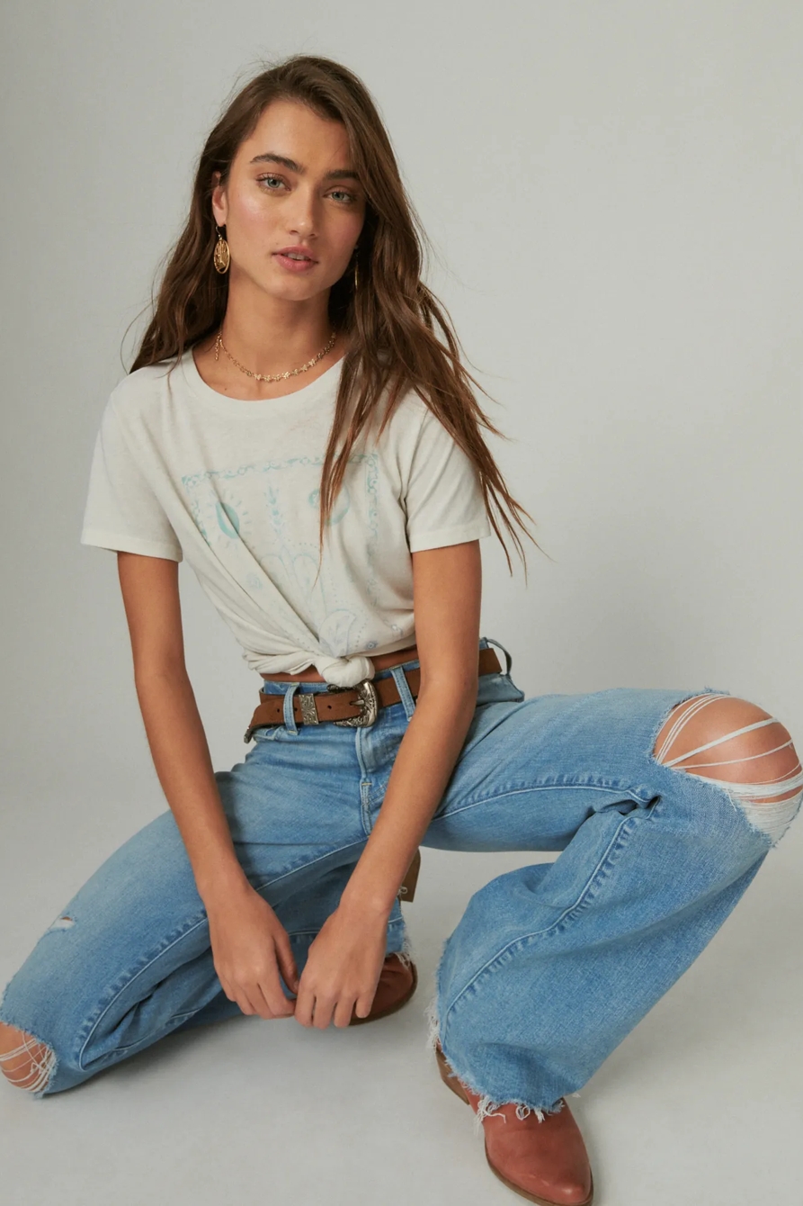 HAMSA SKETCH CREW TEE, image 1