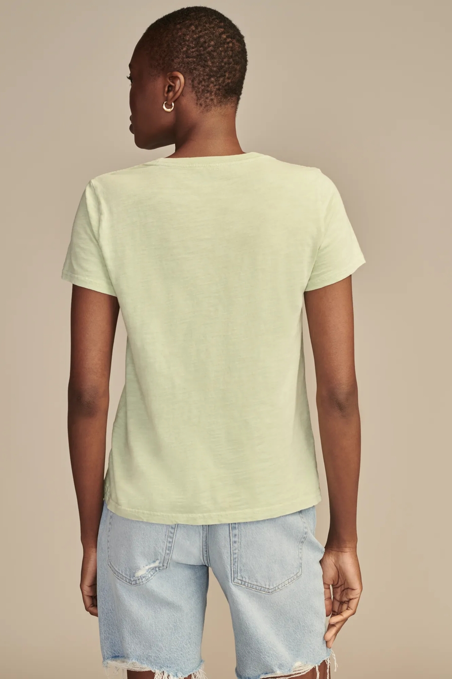 GREEN LEFT CHEST CLOVER CLASSIC CREW, image 4