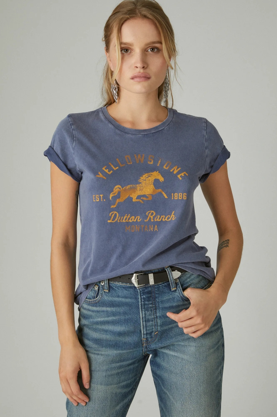 YELLOWSTONE HORSE TEE, image 3