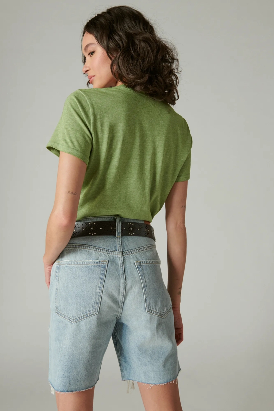 LUCKY CLOVER LOGO CREW TEE, image 3