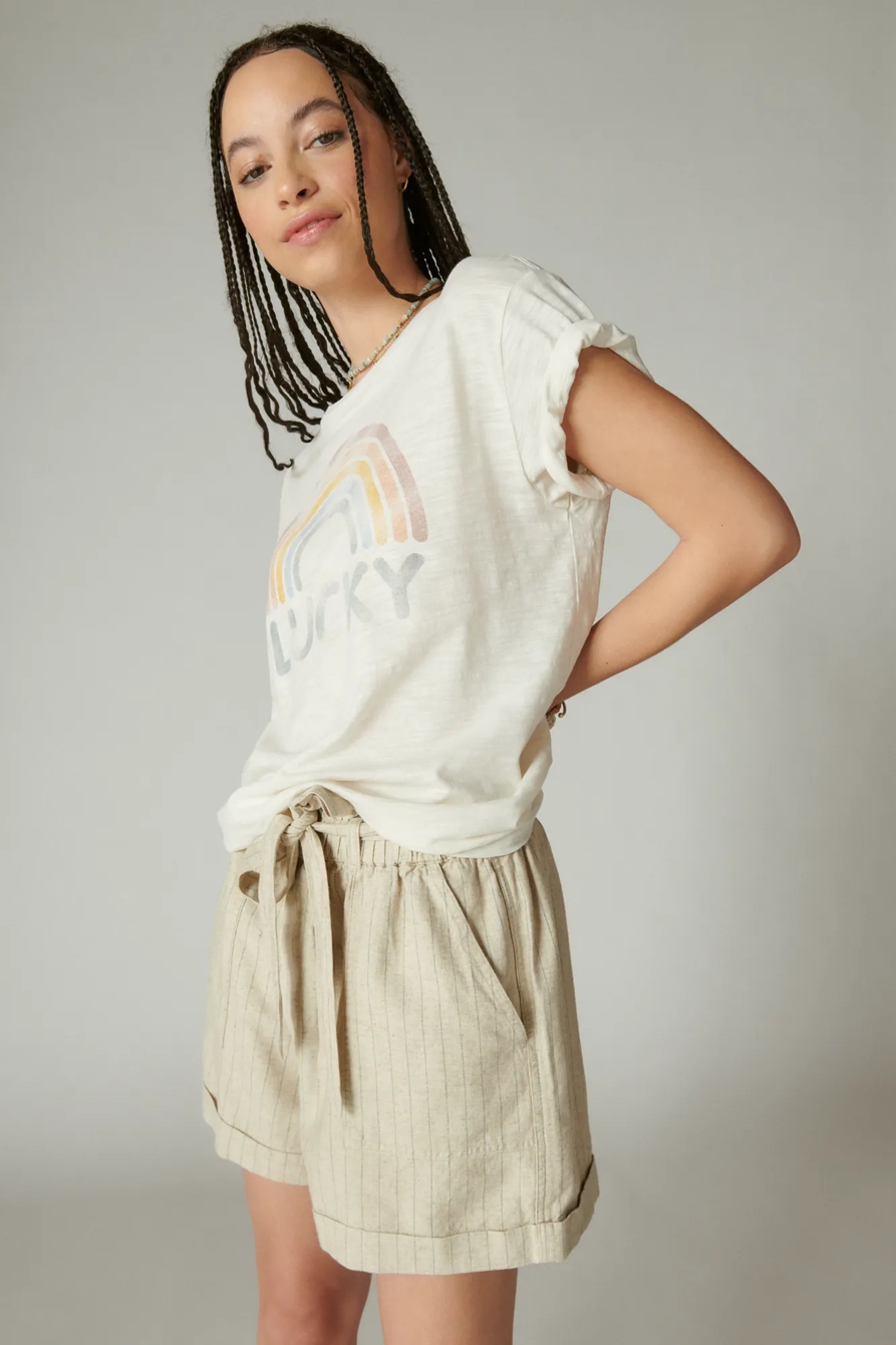 LUCKY RAINBOW BOYFRIEND TEE, image 2