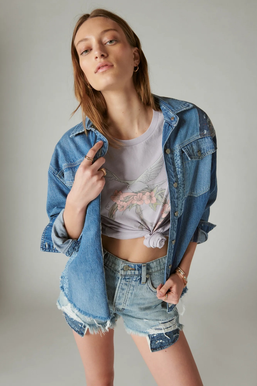 PEACEFUL DOVE BOYFRIEND TEE, image 2