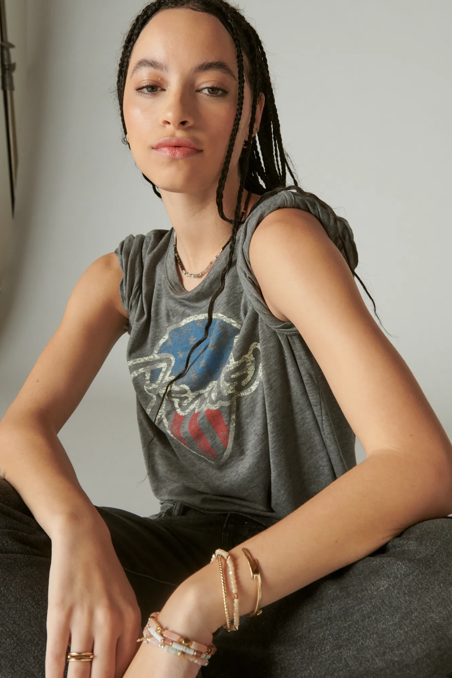 FENDER PICK CROP TEE, image 3