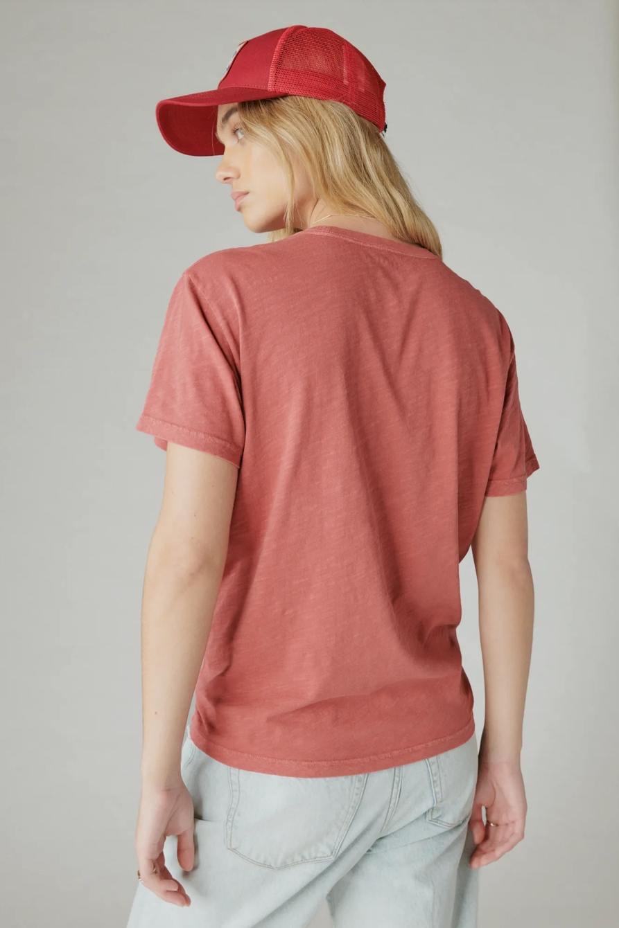 LUCKY DOUBLE CLOVER BOYFRIEND TEE, image 3