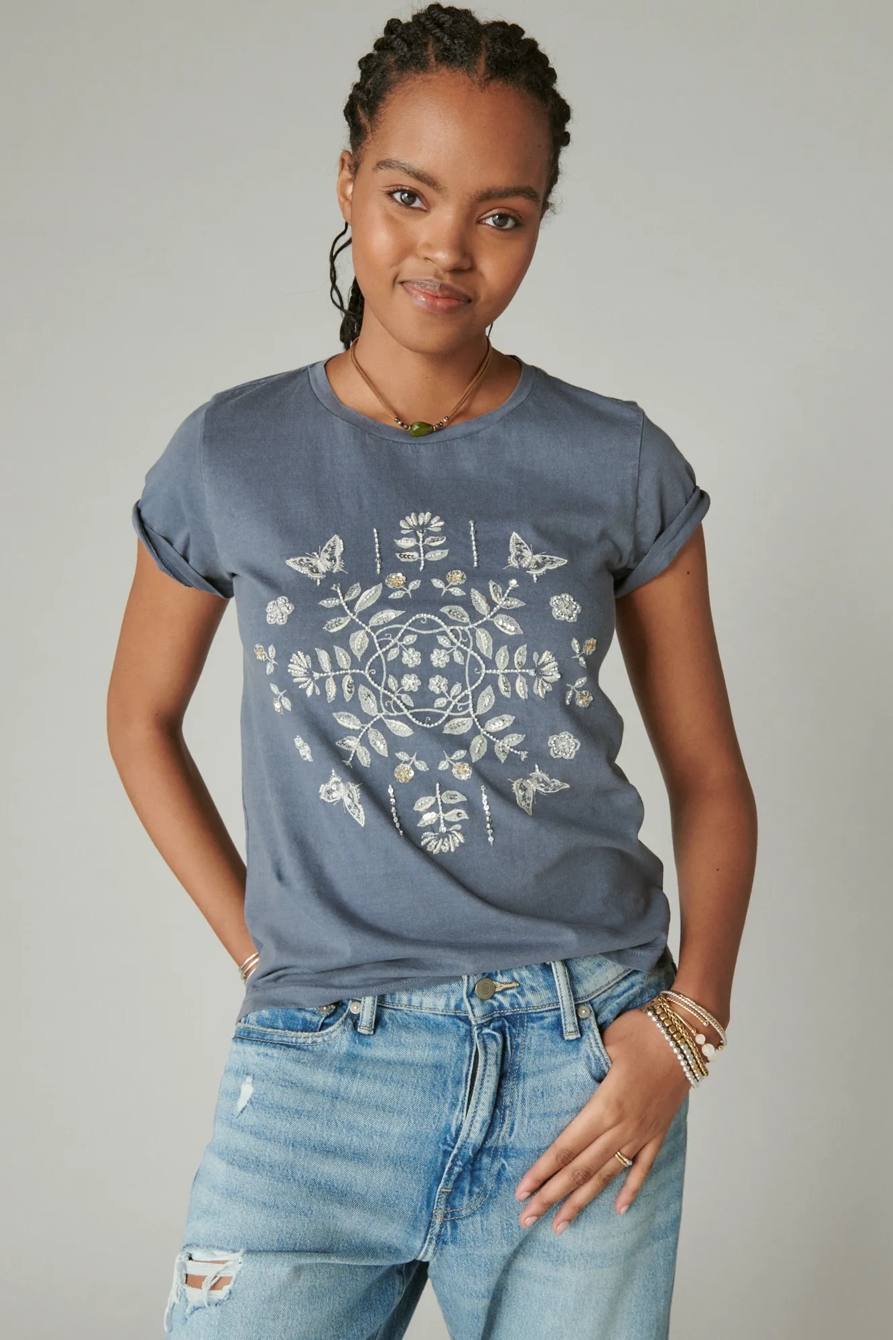 BUTTERLY BANDANA CLASSIC CREW, image 2