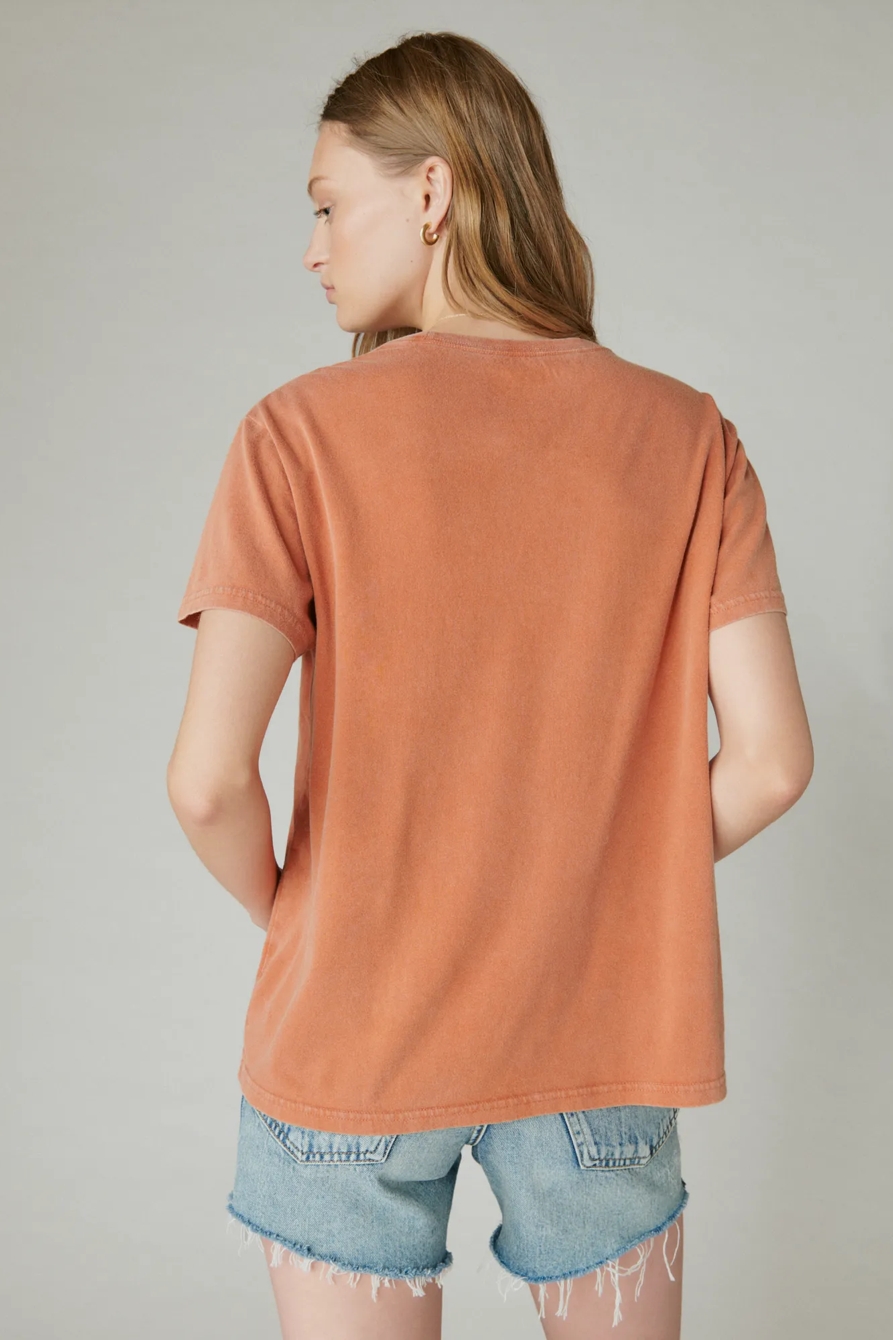 JANIS JOPLIN PEACE SIGN BOYFRIEND TEE, image 3