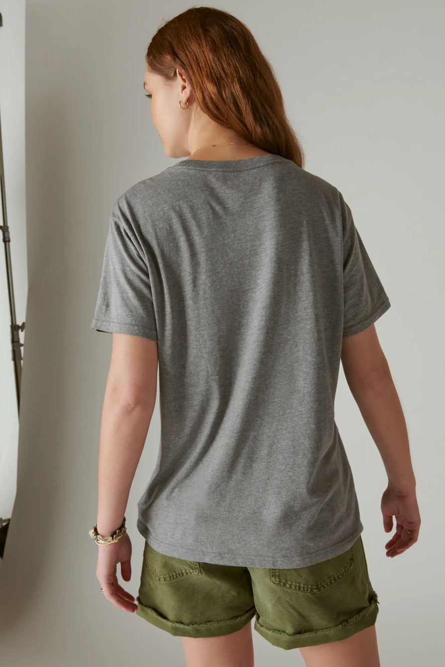 LUCKY SCRIPT BOYFRIEND TEE, image 3