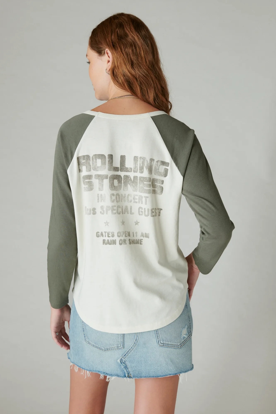 ROLLING STONES TICKET RAGLAN TEE, image 2