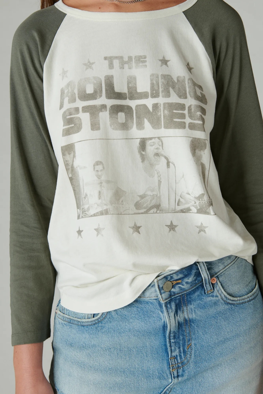 ROLLING STONES TICKET RAGLAN TEE, image 3