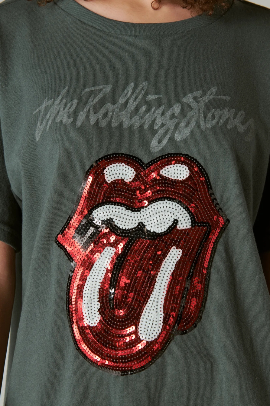 ROLLING STONES SEQUINS BOYFRIEND TEE, image 4