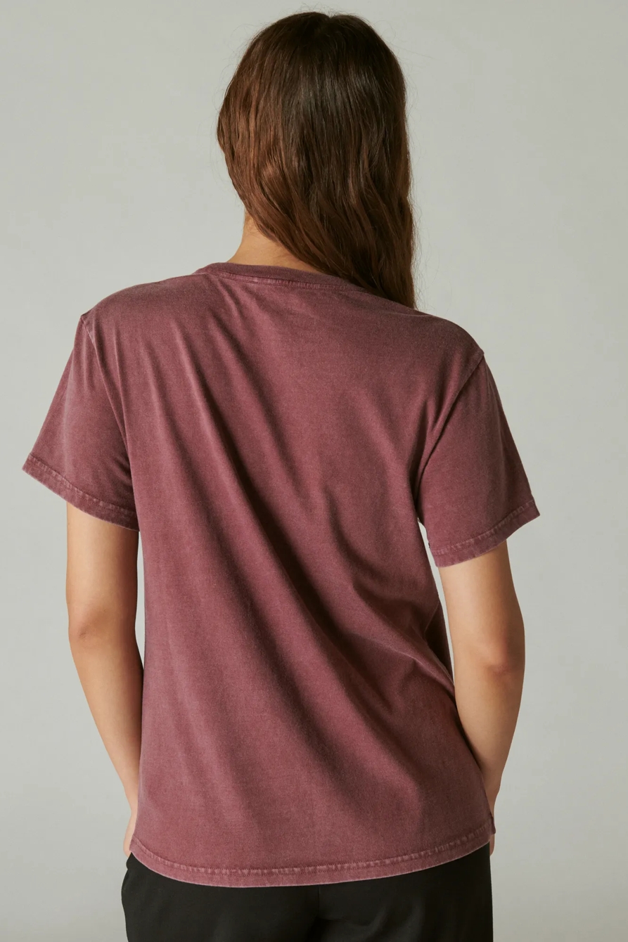 BUTTERFLY STUDS BOYFRIEND TEE, image 3