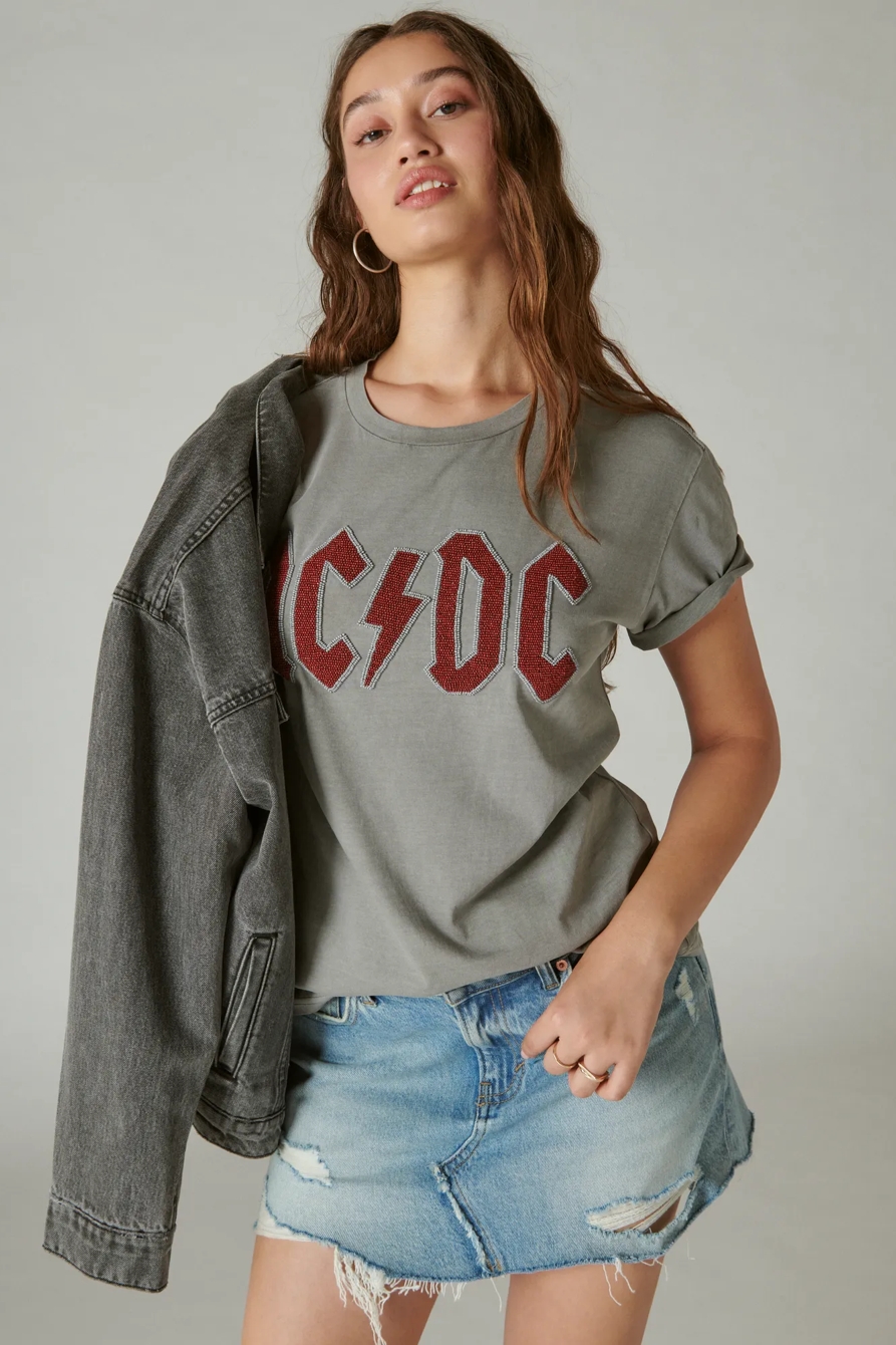 ACDC BEADED BOYFRIEND TEE, image 2