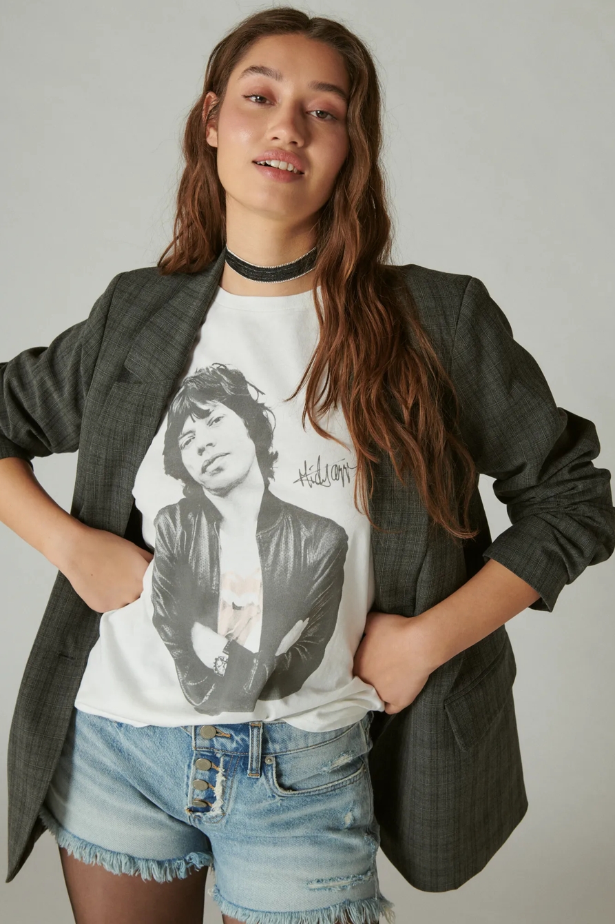 MICK JAGGER PHOTO BOYFRIEND TEE, image 2