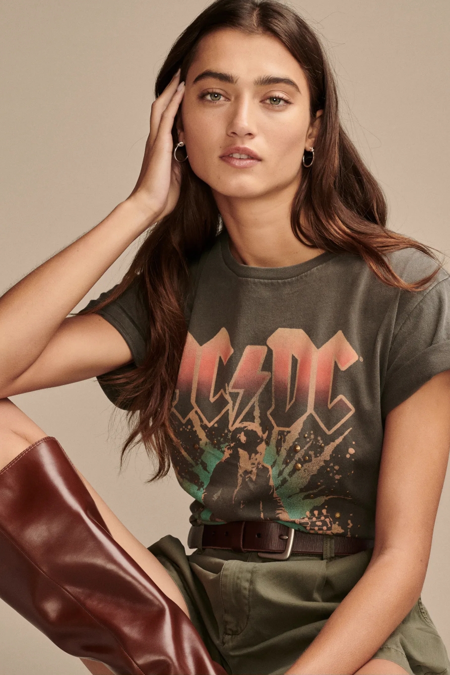 ACDC EMBELLISHED BOYFRIEND TEE, image 1