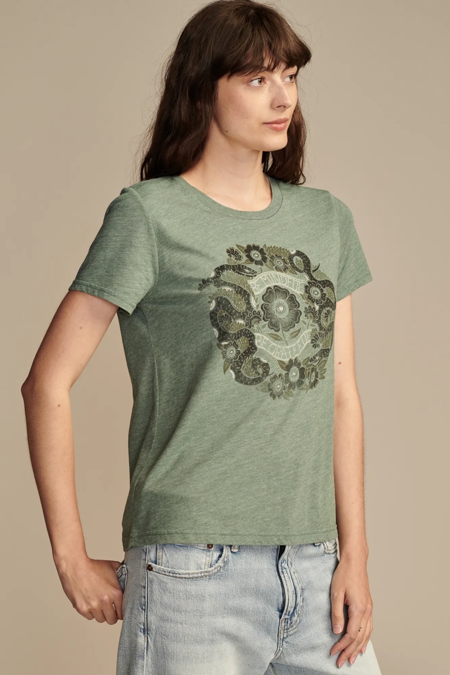 BE MINDFUL BE GRATEFUL SNAKE CLASSIC CREW, image 4