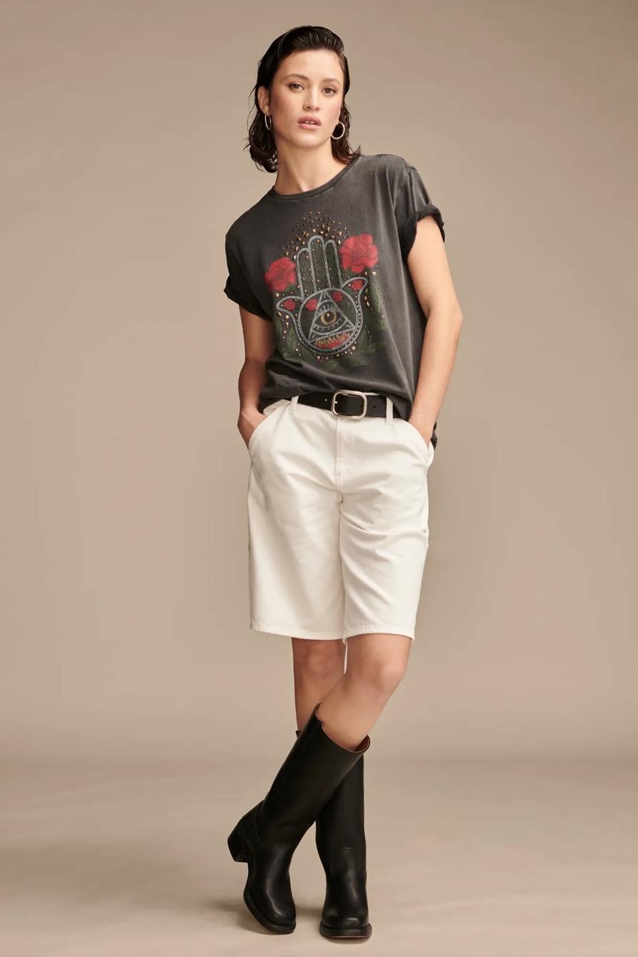 ROSE HAMSA BOYFRIEND TEE, image 2