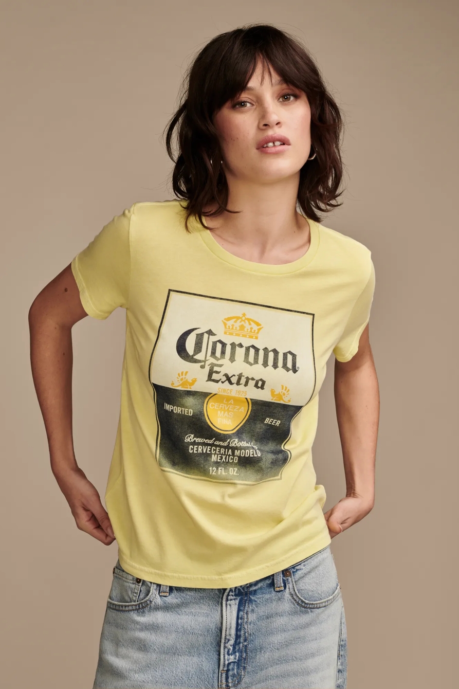 CORONA EXTRA LABEL BOYFRIEND TEE, image 1