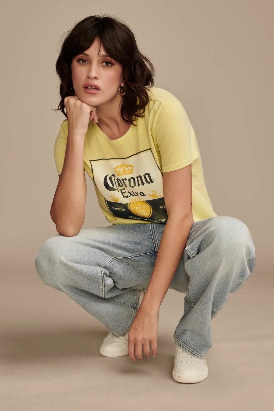 CORONA EXTRA LABEL BOYFRIEND TEE, image 2
