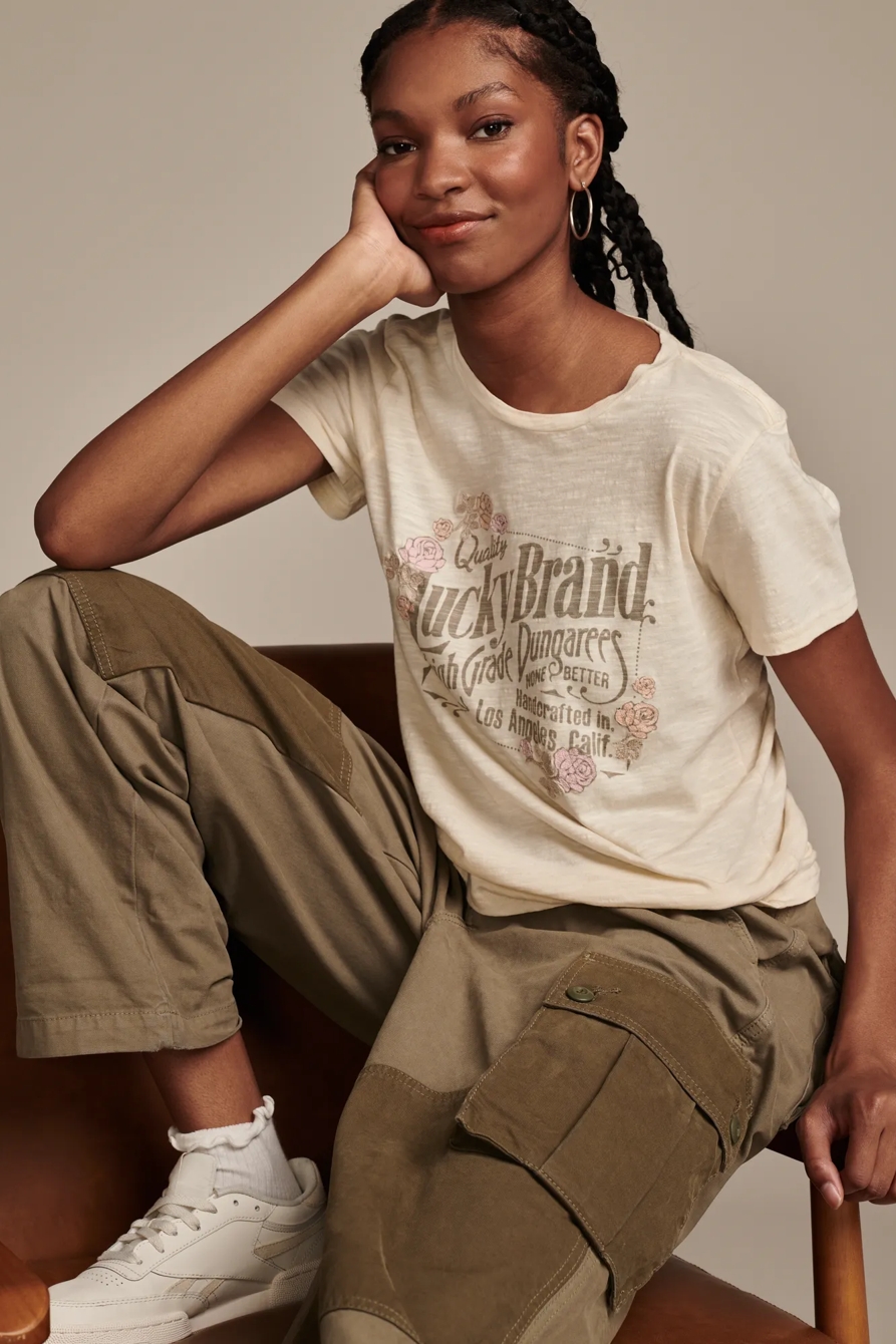 LUCKY BRAND DUNGAREES CLASSIC CREW, image 1