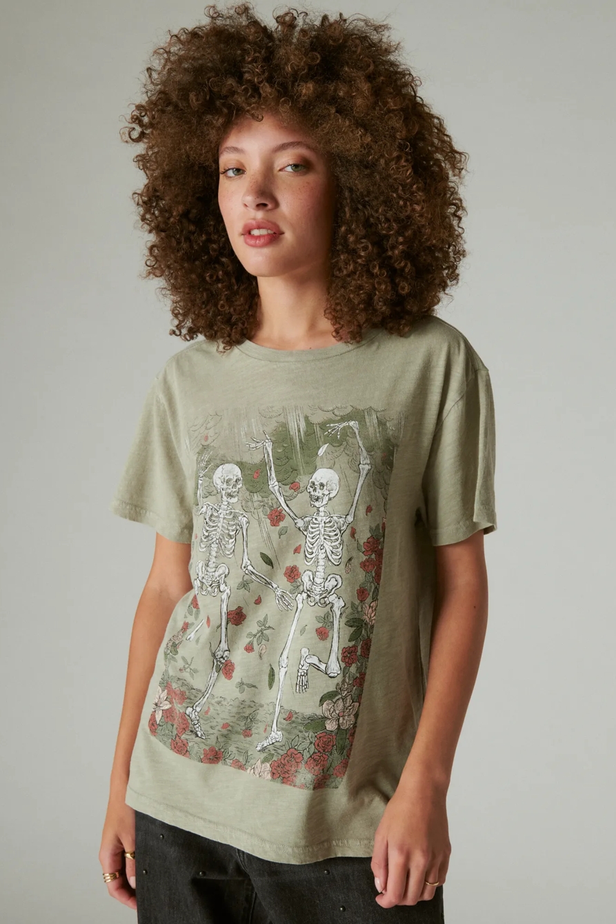 GRATEFUL DEAD ROSE DANCE BOYFRIEND TEE, image 2