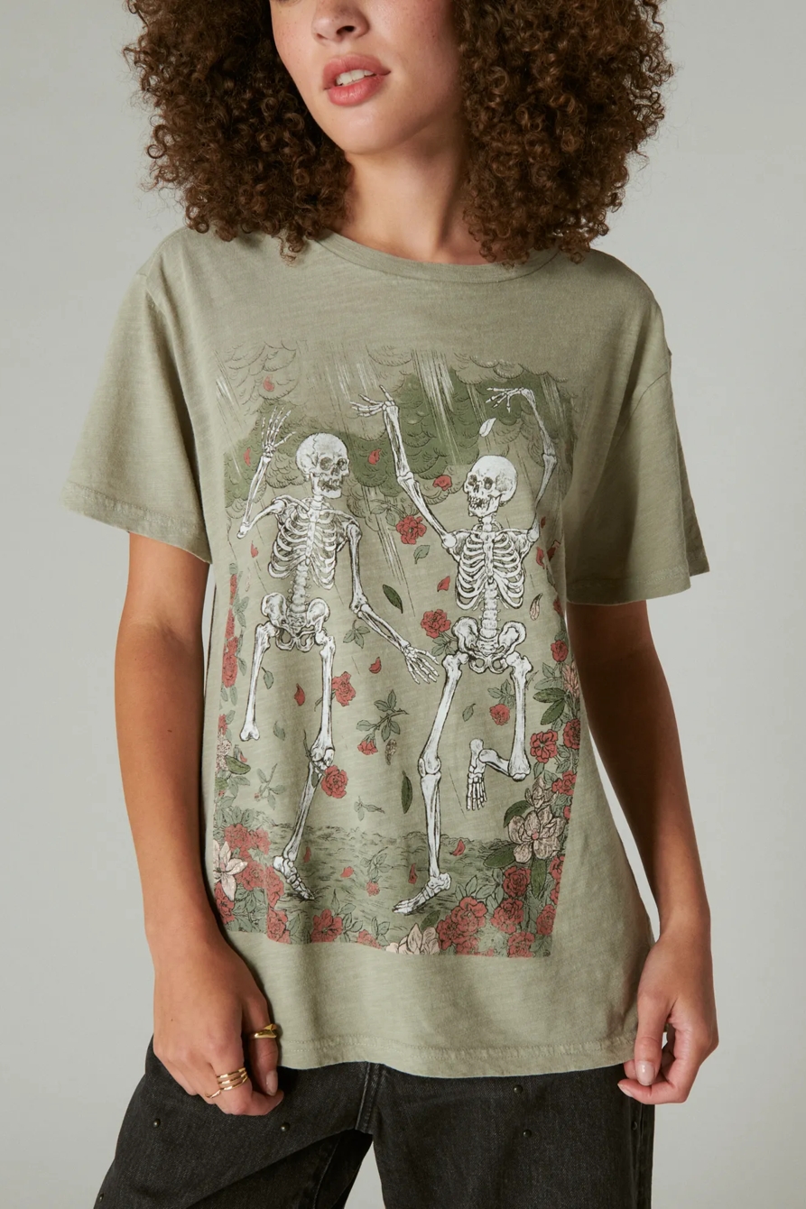 GRATEFUL DEAD ROSE DANCE BOYFRIEND TEE, image 4