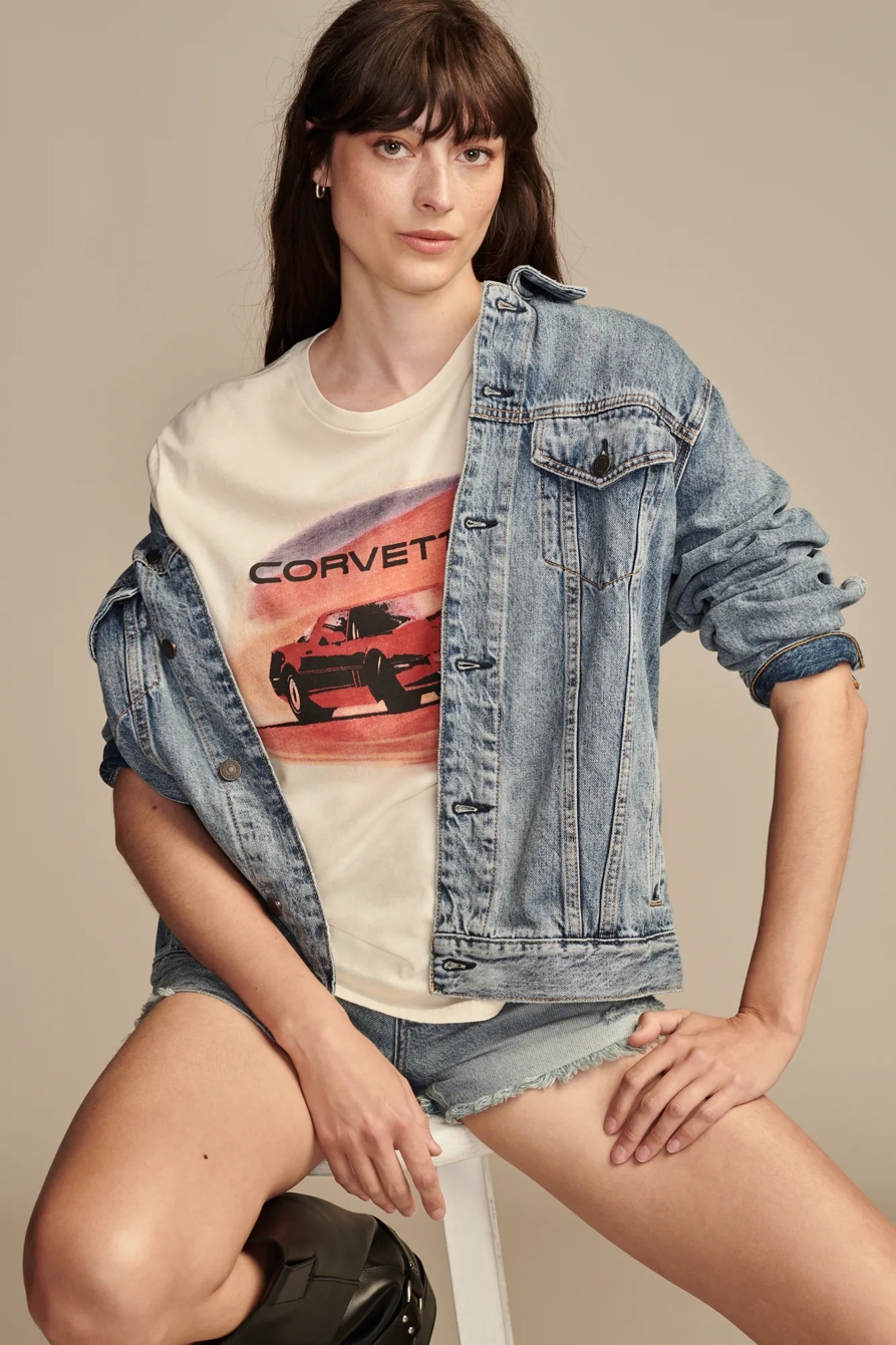 CORVETTE BOYFRIEND TEE, image 2
