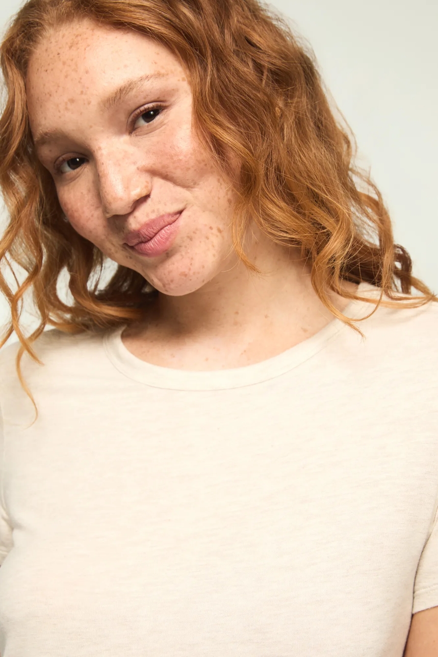 RELAXED CREW NECK TEE, image 4