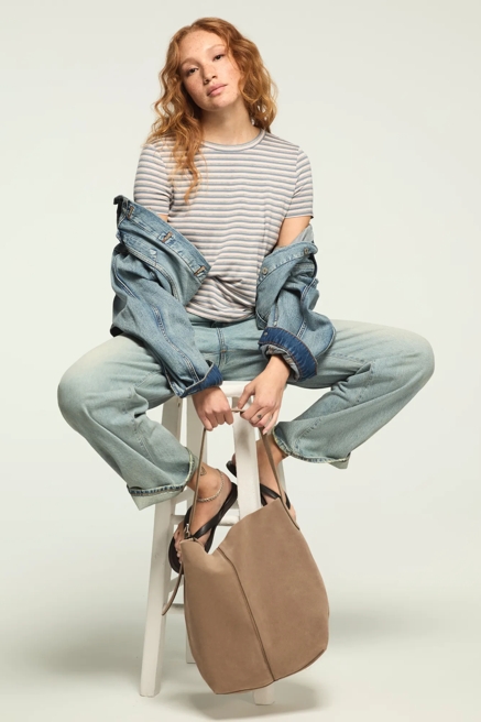 RELAXED CREW NECK TEE, image 1