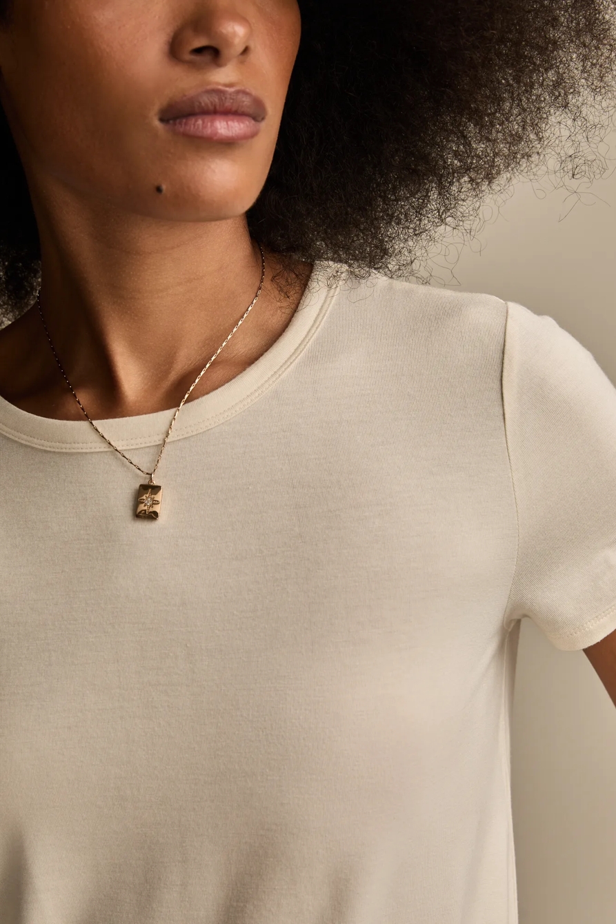 RELAXED CREW NECK TEE, image 3