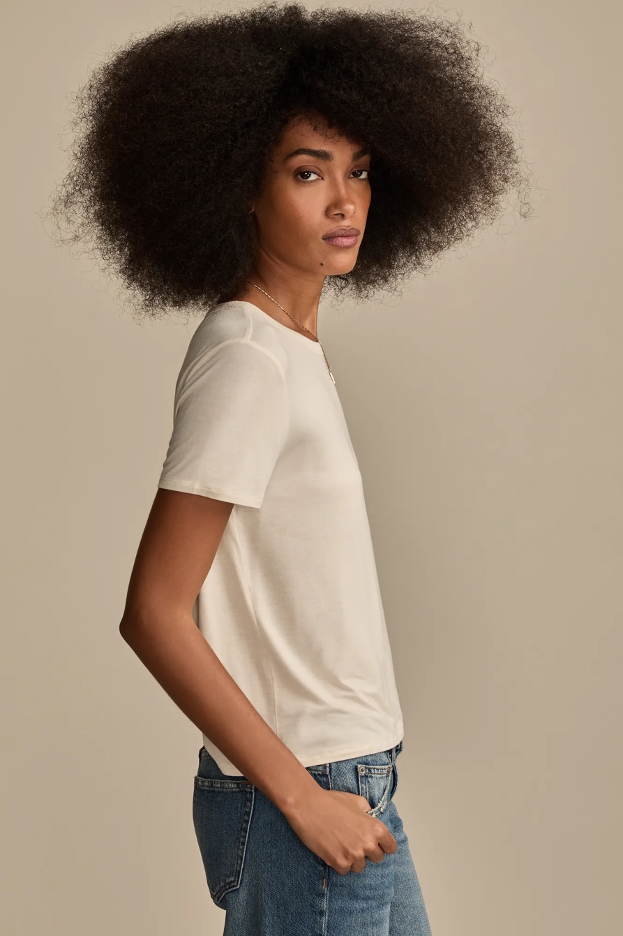RELAXED CREW NECK TEE, image 4